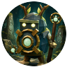 Glimmerroot cropped to a small circular battle token